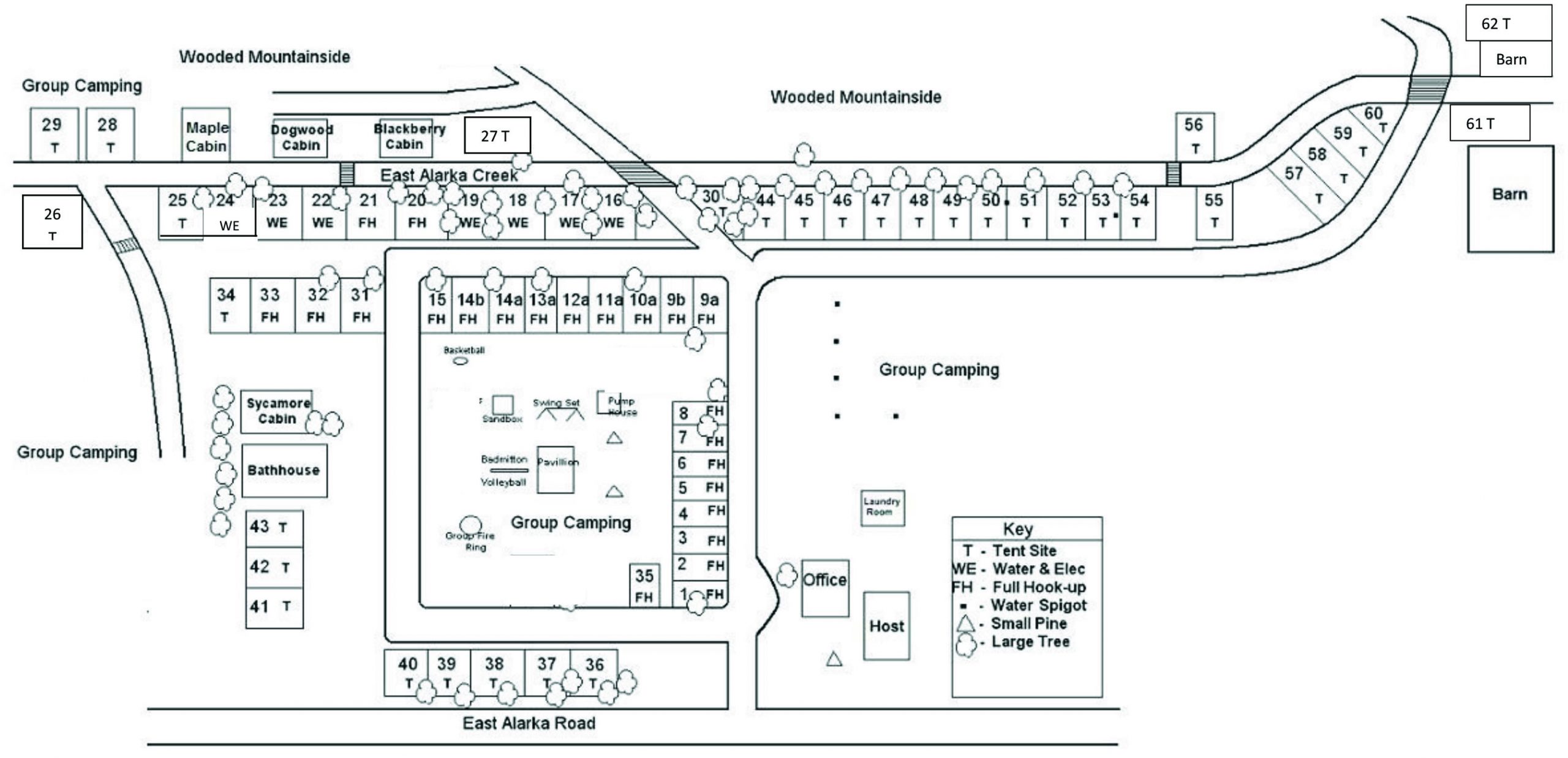 Site Map Smoky Mountain Meadows - Smoky Mountain Meadows Campground Map 2020 Online Scaled
